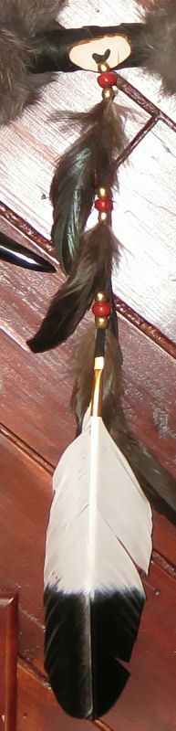 detail of peace pipe