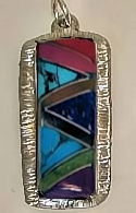 Zuni Style inlaid stone jewelry