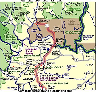 colville reservation map