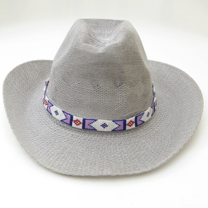 hand beaded hat band