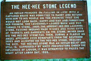 Hee Hee Stone Memorial Marker