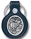 Elk Leather Keychain