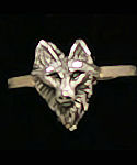 Petite Diamond Cut Wolf Ring