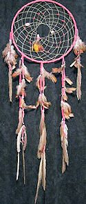 Pheasant and Crystal Dreamcatcher