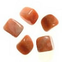 50 Red Aventurine Gemstone Chip Beads