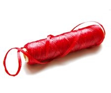 Red Simulated Sinew, 20 yard roll