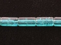 Cylindrical glass tube bead