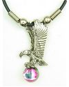 Eagle with Glass Ball Necklace