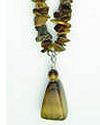 Tiger's Eye Chip Necklace with Nugget