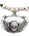 Skull and Wings Pendant