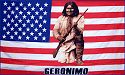 US Flag with Geronimo