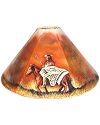 Indian Warrior Hand Painted Lampshade
