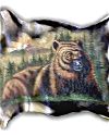 Bear Painted on Goat Hide