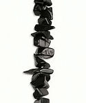50 Black Onyx Chip Beads