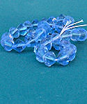 8mm Blue Crystal Bicone Glass Beads