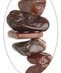 50 Brecciated Jasper Gemstone Chip Beads