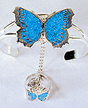 Turquoise Butterfly Slave Bracelet II