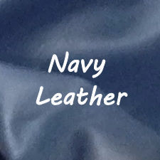 Navy Blue Leather