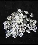 50 Clear Quartz Gemstone Chip Beads