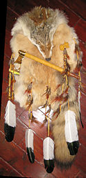 Coyote Tomahawk and Brown Rabbit Medicine Shield