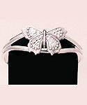 Diamond Cut Butterfly Bracelet