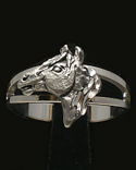 Diamond Cut Horse Head Ring