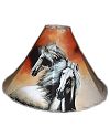Horses II Hand Painted Lampshade