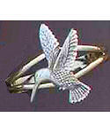 Diamond Cut Hummingbird Bracelet