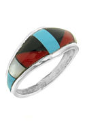 Zuni Inspired Inlaid Ring