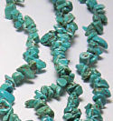32" Natural Turquoise Chips