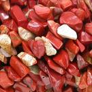 50 Red Jasper Gemstone Chip Beads