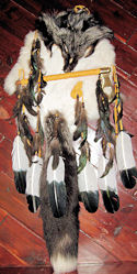 Silver Fox Tomahawk Eagle Medicine Shield