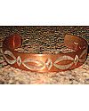 Stamped Copper Bracelet