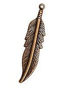 3/4" Copper Feather