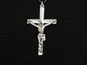Jesus on the cross pewter pendant