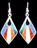 Diamond Multicolored Earrings