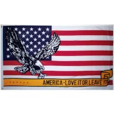 America - Love It or Leave It Flag