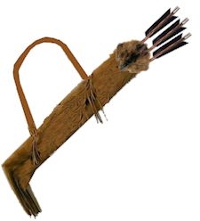 Beaver Back Quiver (Also available in other furs)
