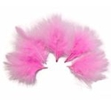 3-8" Candy Pink Dyed Loose Turkey Marabou