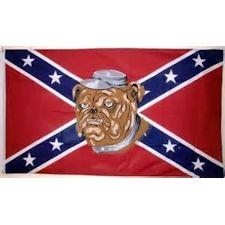 Rebel Bulldog Flag