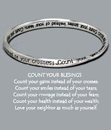 Count Your Blessings Bangle Bracelet