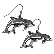 Two Dolphins Earrings