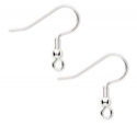 50 Pairs Stainless Steel French Hook Earwires