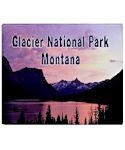 Glacier National Park Throw Blanket