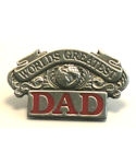 World's Greatest Dad pin
