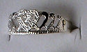 Stacked heart crown ring