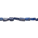Blue lapis lazuli rectangle bead