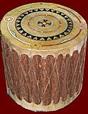 24" Ceremonial Painted Drum
