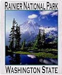 Mt Rainier National Park Throw Blanket