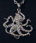 CZ Octopus necklace